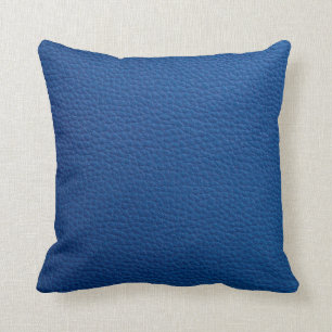 Coussin Cuir bleu pâle artificiel. Texture en cuir faux