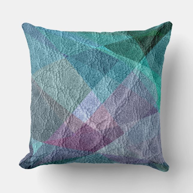 Coussin Cuir coloré (Recto)