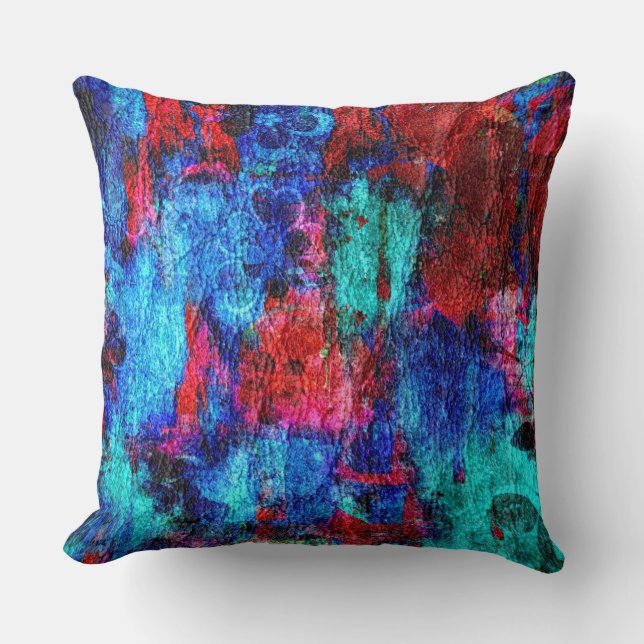 Coussin Cuir de couleur moderne (Recto)