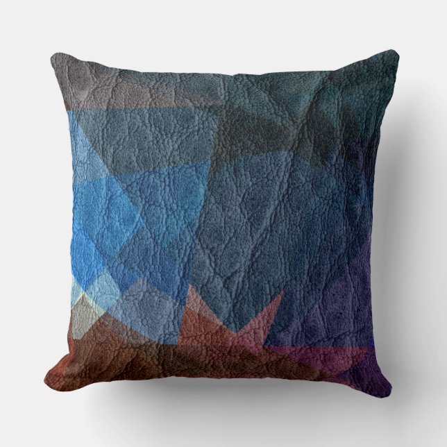 Coussin Cuir moderne #2 (Recto)