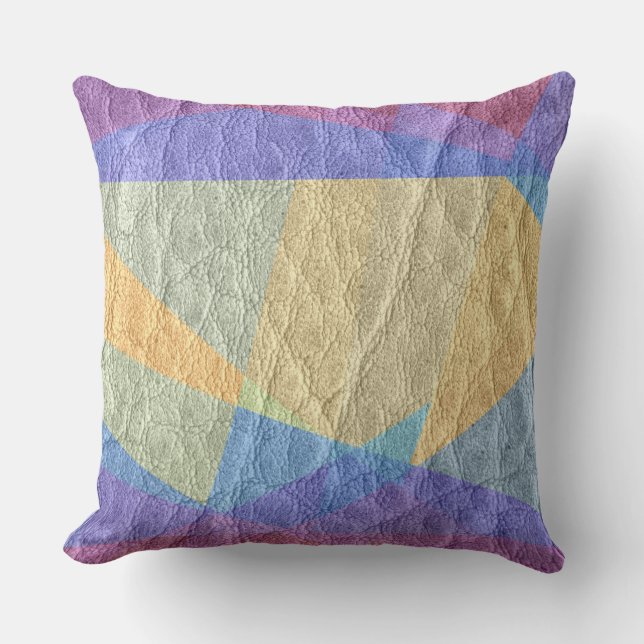 Coussin Cuir vintage (Recto)