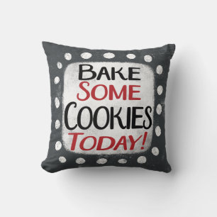 Coussin Cuire Des Cookies Aujourd'Hui Jeter De L'Oreiller