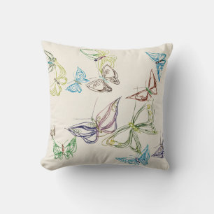 Coussin Cuisine à papillon mignonne - Décor intérieur cosy