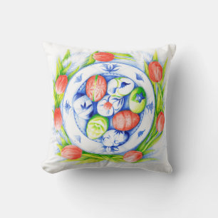 Coussin Cuisine des Tulipes de printemps