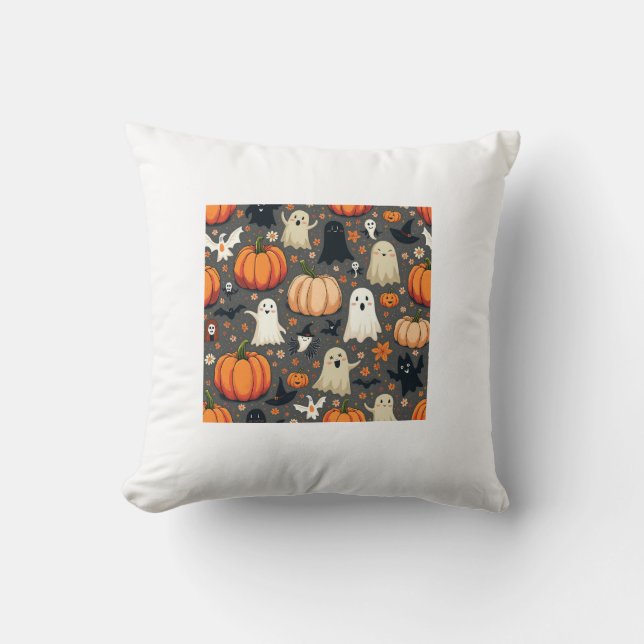Coussin "Cuisine d'Halloween Spooktaculaire" (Recto)