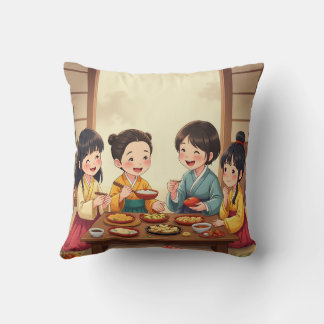 Coussin Cuisine et table de Chuseok