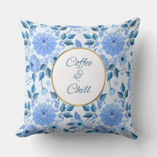 Coussin Cuisine florale réversible à deux côtés