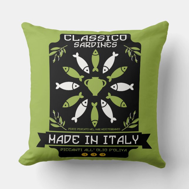 Coussin Cuisine italienne (Recto)