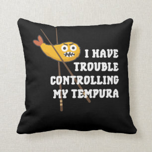 Coussin Cuisine japonaise Chopsticks de Tempura frits