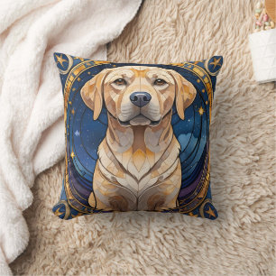 Coussin Cuisine Labrador Retriever Verre tendu Ciel de nui