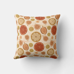 Coussin Cuisine méditerranéenne Citron & Figue Motif Botan