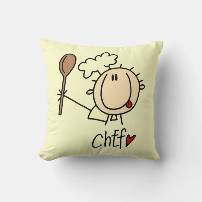 Coussin Cuisinier masculin (Recto)