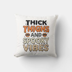Coussin Cuisses Épaisses et Vibes Sombres Design Halloween