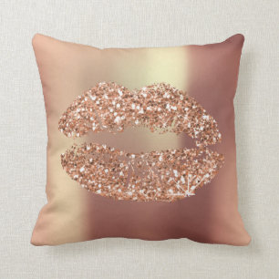 Coussin Cuivre fascinant de maquillage d'or de parties