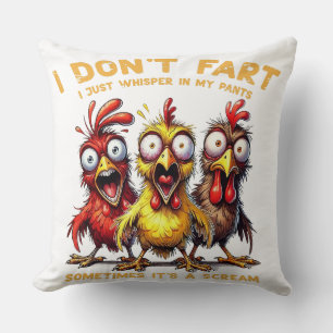 Coussin Culotte à murmurer Je ne péte pas Inapproprié Mème