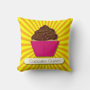 Coussin Cupcake et Sunshine Personnaliser Ajoutez votre Te