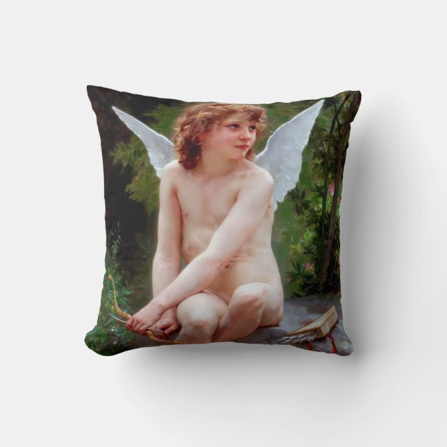 Coussin Cupid, Bouguereau (Recto)