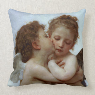 Coussin Cupidon et psyché comme enfants