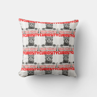 Coussin Curiosité soignée Chat