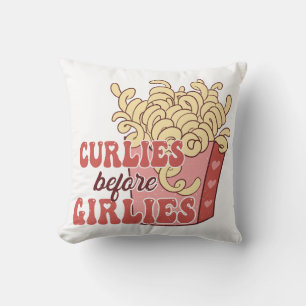 Coussin Curlies avant les filles