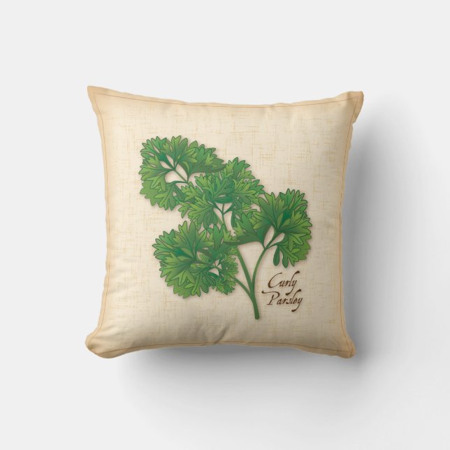 Coussin Curly Parsley (Recto)