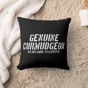 Coussin Curmudgeon Juste une humeur C'est un mode de vie