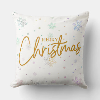 Coussin Cushion de Noël à thème Carré