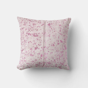 Coussin Cushion d'impression rose et argent
