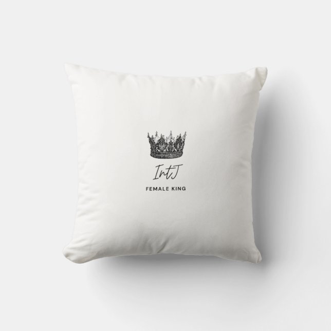 Coussin cushion Intj Female king Intj (Recto)