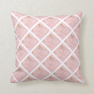 COUSSIN CUSHION MOTIF DE GRILLE DE HAMPTONS BLANCS JOLIMEN