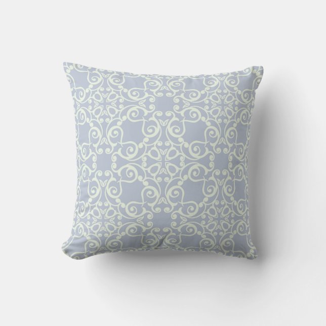 COUSSIN CUSHION MOTIF DE HAMPTONS BLANCS CLAIRS (Recto)