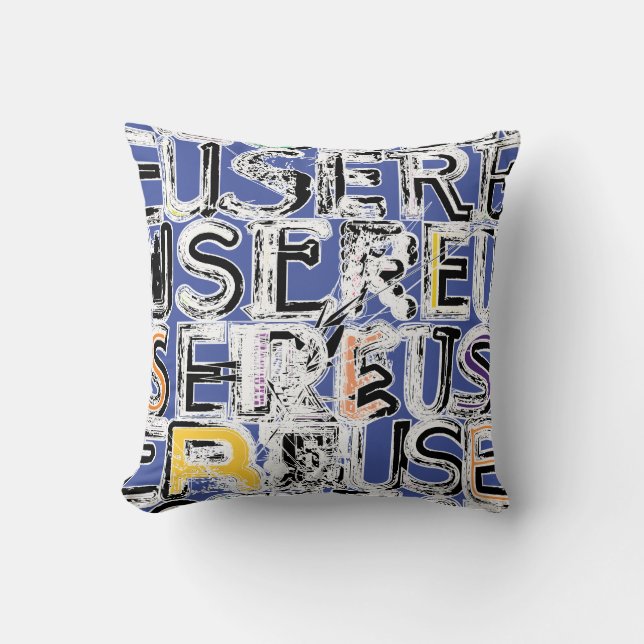 Coussin Cushion tête du RÉUTILISATEUR (Recto)