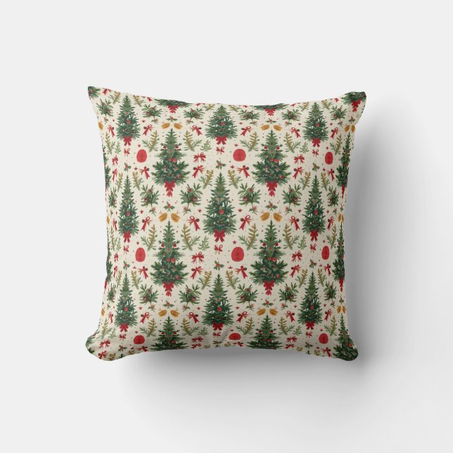 Coussin Cusion de l'arbre de Noël (Recto)