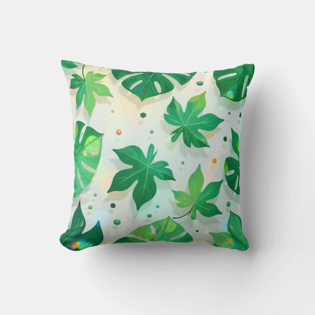 Coussin Cusion of Leaves (Recto)