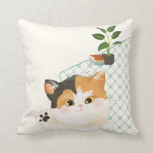 Coussin [Custom[ A Cat's Day - Bonjour!