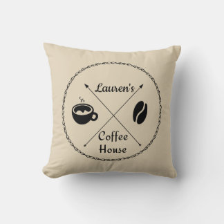 Coussin Custom Coffee House Pillow