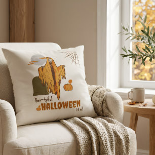 Coussin Custom Flirty Skeleton Drôle Citrouille Halloween