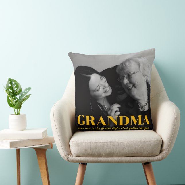 Coussin Custom Photo Pillow - Personalized Home Decor Gift (Chaise)