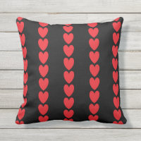 Custom Valentine's Day Mariage Red Heart Motifs