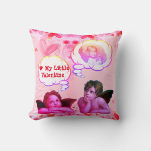Coussin Customisé AMOUR MON PETIT VALENTINE Cherub Angels