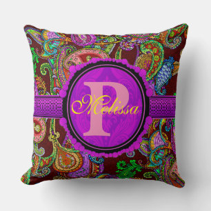 Coussin Customisez ce magnifique cachemire et violet