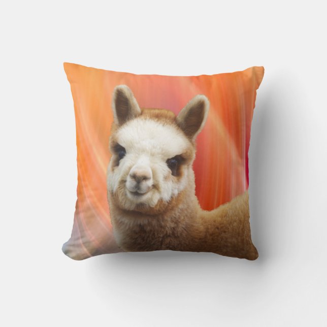 Coussin Cute Alpaca (Recto)