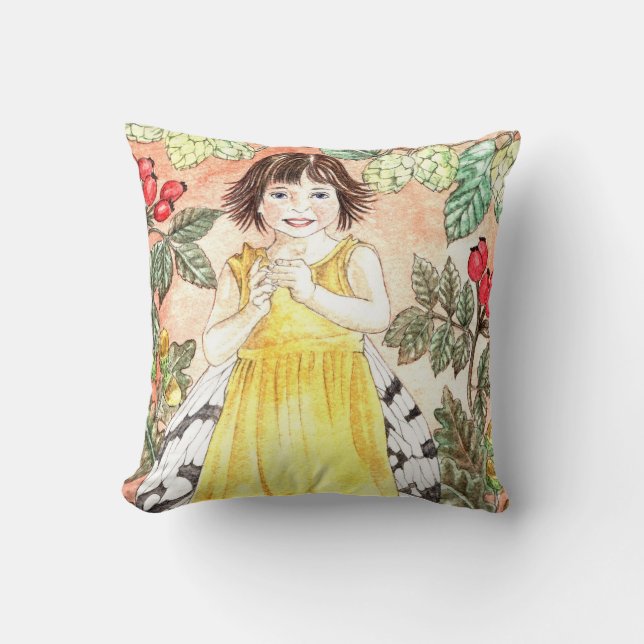 Coussin Cute Autumn Fairy Cushion (Recto)
