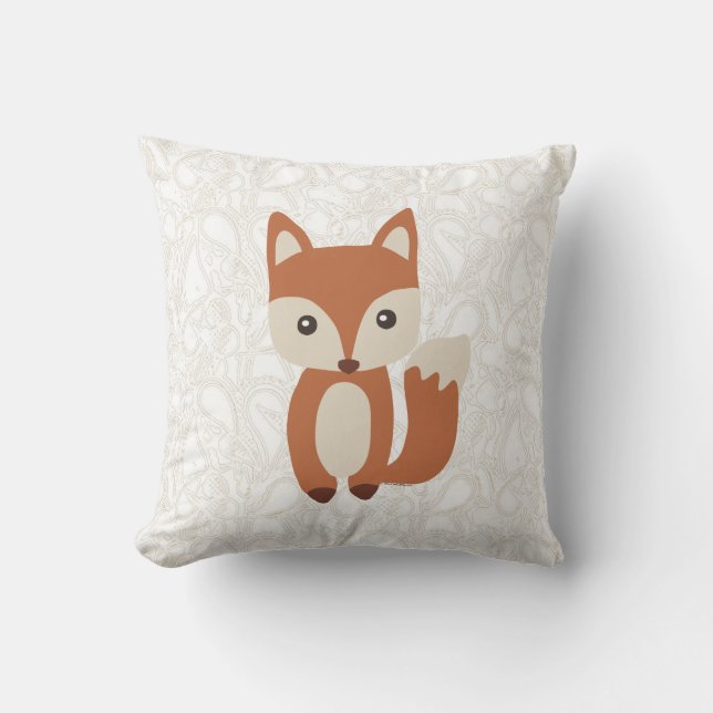 Coussin Cute Baby Fox (Recto)
