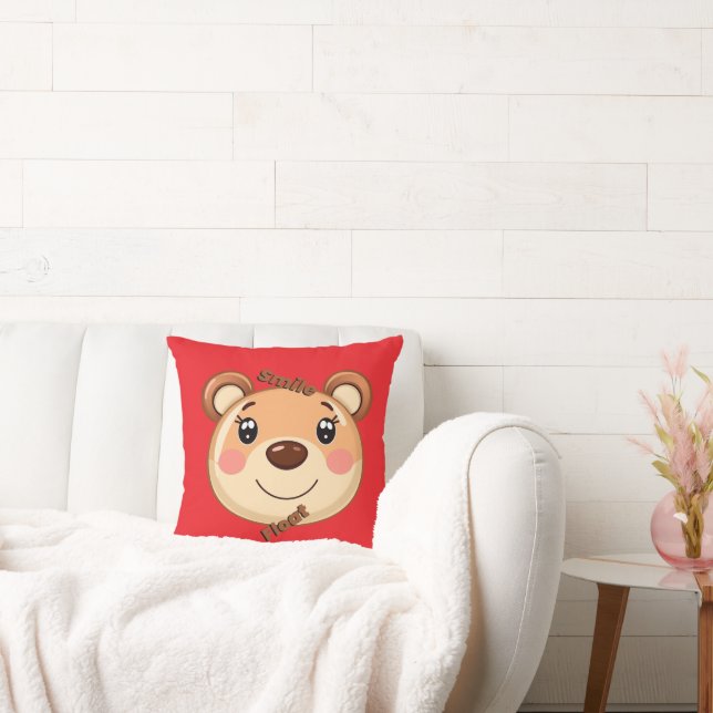 Coussin Cute Bear Smile (Canapé)