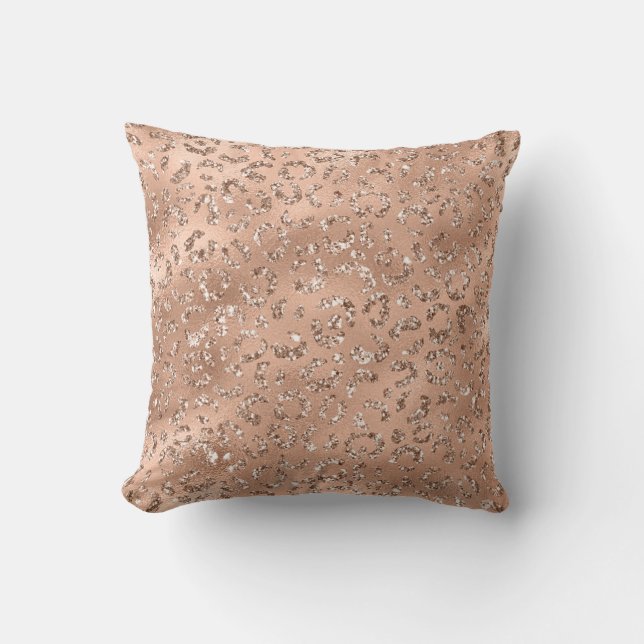 Coussin Cute Black Cheetah Leopard Motif d'impression (Recto)