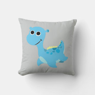 Coussin Cute Blue Nessie