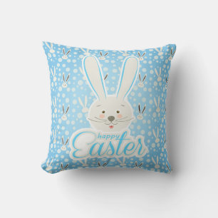 Coussin CUTE BUNNY HAPPY PÂQUES FÊTE DE VACANCES À LA mode