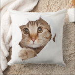 Coussin Cute Cat Blanket Design<br><div class="desc">A cozy and adorable cat design perfect for blankets and home décor. This charming artwork captures the sweet and playful spirit of cats, making it ideal for cat lovers who enjoy comfort and style. Perfect for relaxing at home, adding warmth to your space, or as a thoughtful gift for anyone...</div>