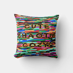 Coussin CUTE CHAOTIQUE COSY JETON Oreiller! Pour tous !